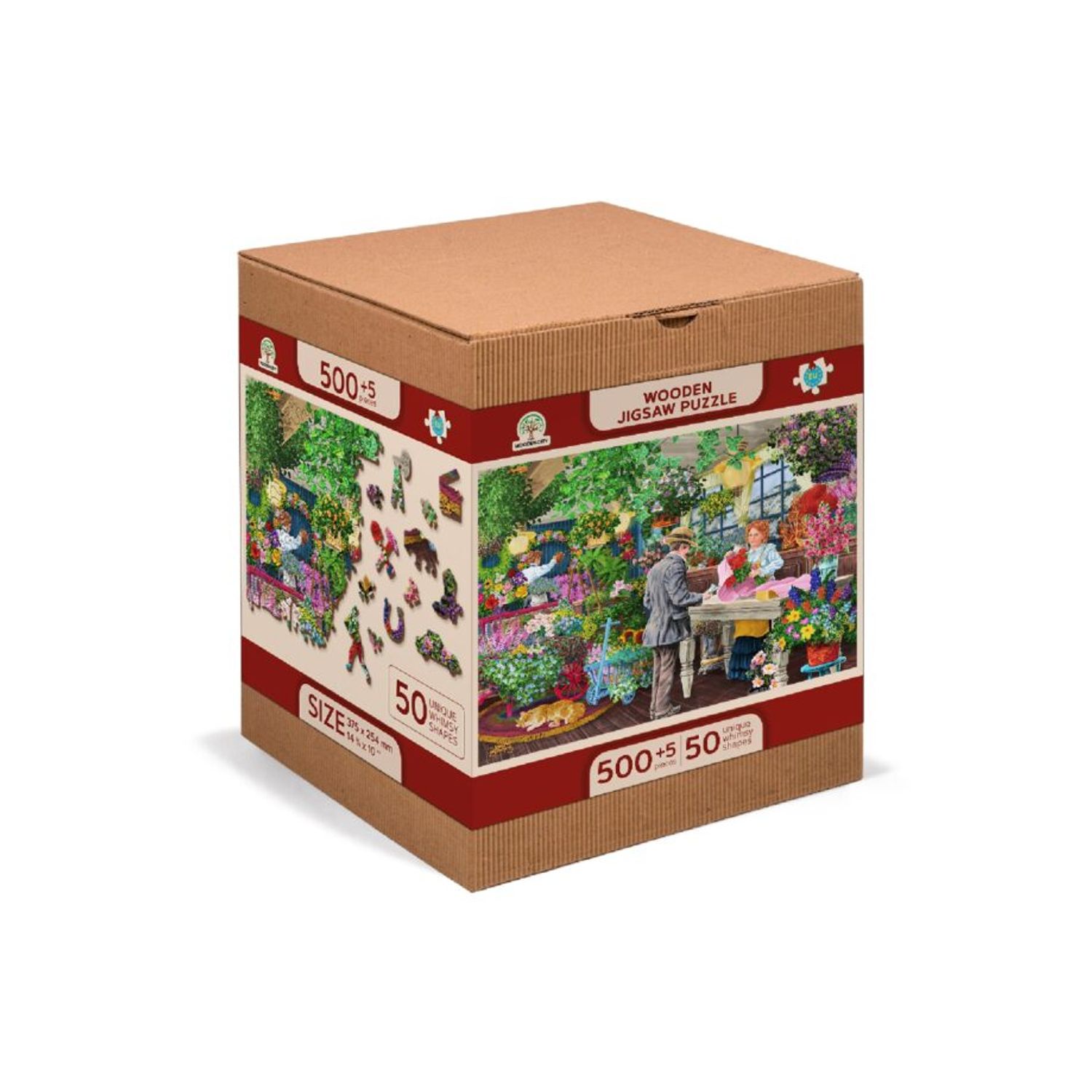 Puzzle din lemn, Floraria, 505 piese fotografia produsului