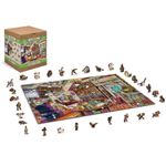 Puzzle din lemn, Biblioteca magica, 1010 piese fotografia produsului View 2 S
