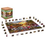 Puzzle din lemn, Bicicletele din Amsterdam, 1010 piese fotografia produsului View 2 S