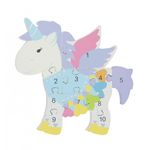 Puzzle din lemn unicorn, Orange Tree Toys fotografia produsului