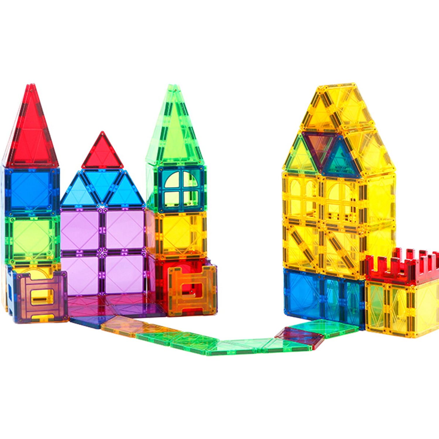 Set de constructie magnetic 3D - 120 piese fotografia produsului View 2 L