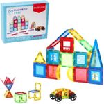 Set de constructie magnetic 3D - 60 piese fotografia produsului View 2 S