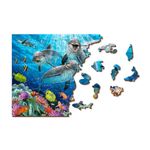 Puzzle din lemn, Dansul delfinilor, 1010 piese fotografia produsului View 3 S