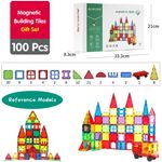Set de constructie magnetic 3D - 100 piese fotografia produsului View 3 S