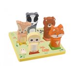 Puzzle 3D cu animale, Orange Tree Toys fotografia produsului