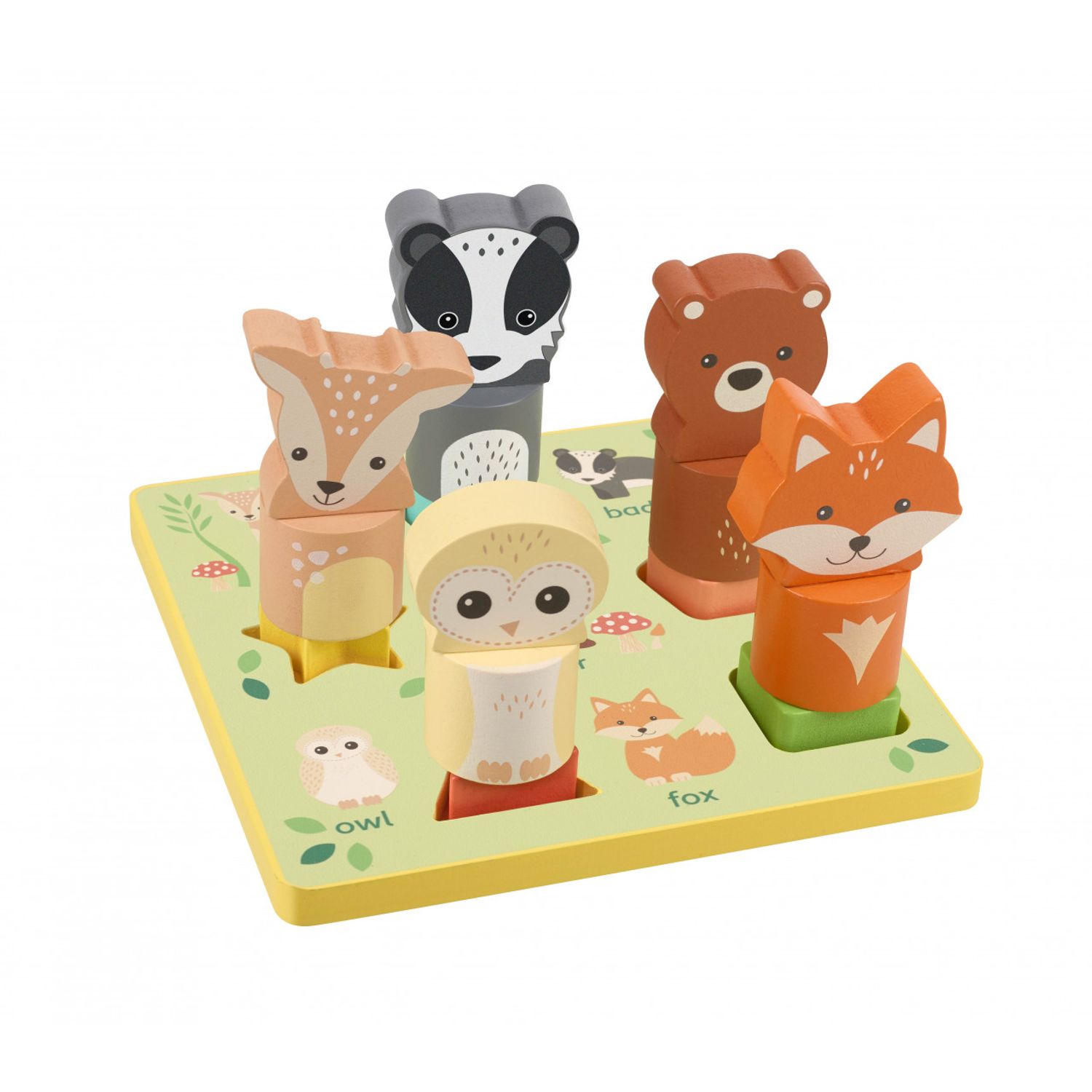 Puzzle 3D cu animale, Orange Tree Toys fotografia produsului