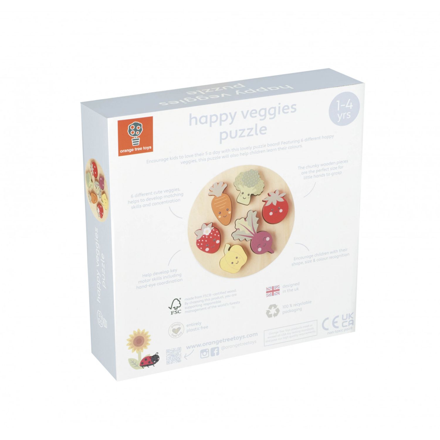 Puzzle legume si fructe, Orange Tree Toys fotografia produsului View 4 L