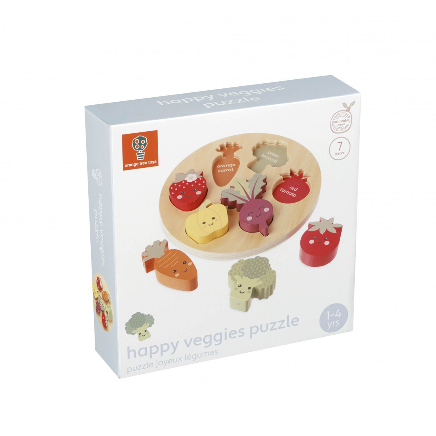 Puzzle legume si fructe, Orange Tree Toys fotografia produsului View 3 L