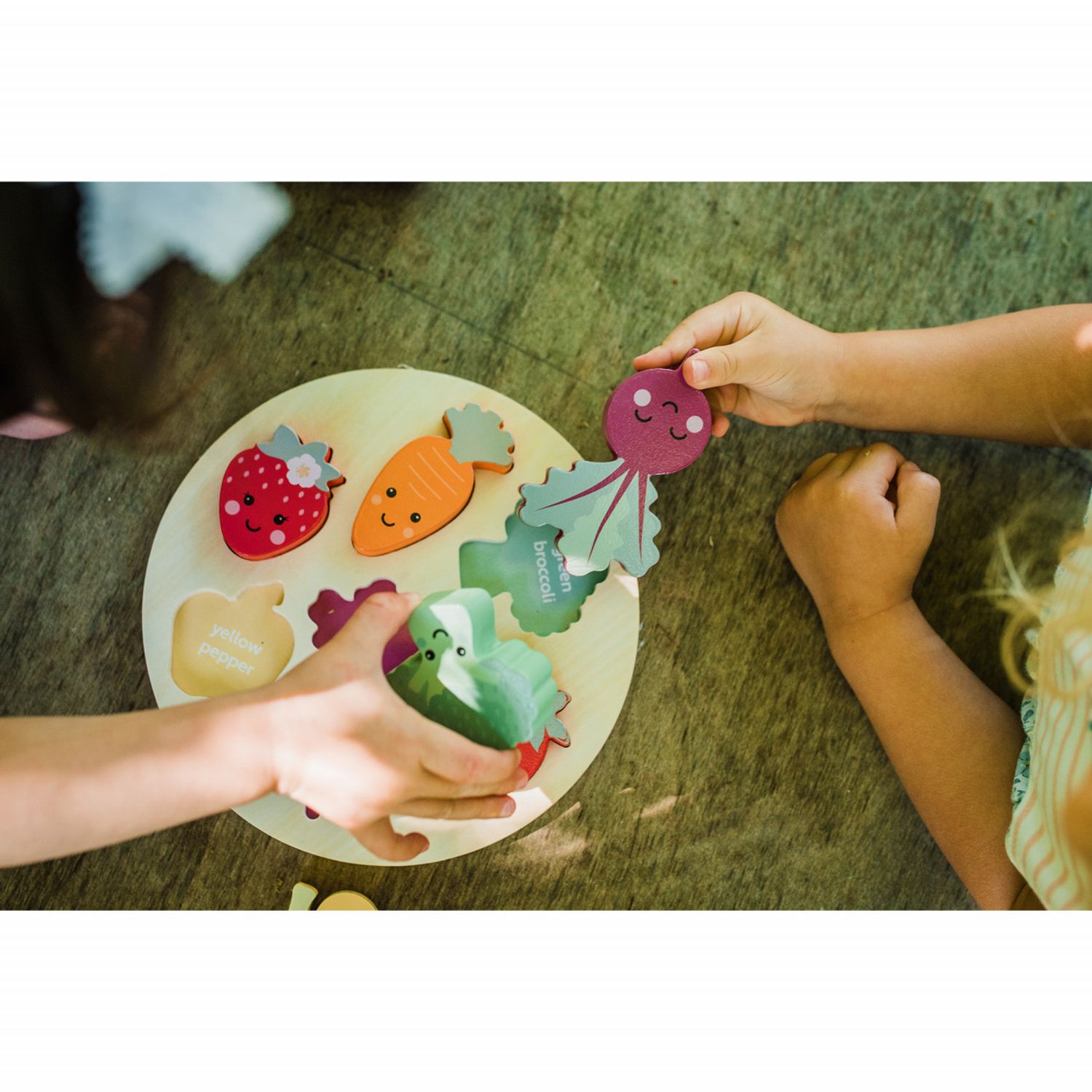 Puzzle legume si fructe, Orange Tree Toys fotografia produsului View 5 L