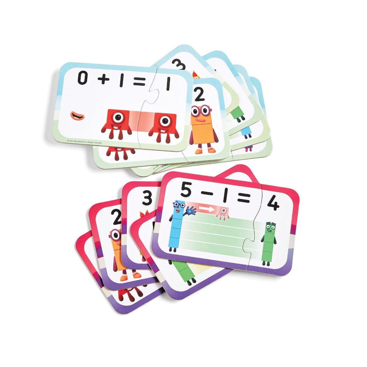 Puzzle Adunari si scaderi 1-10, Numberblocks fotografia produsului View 5 L