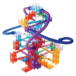 Q-BA-MAZE 2.0 RAILS EXTREME SET, joc de constructie cu bile fotografia produsului View 2 S