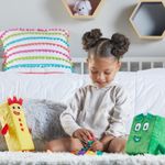 Set mascote din plus Numberblocks - Trei  Patru fotografia produsului View 3 S