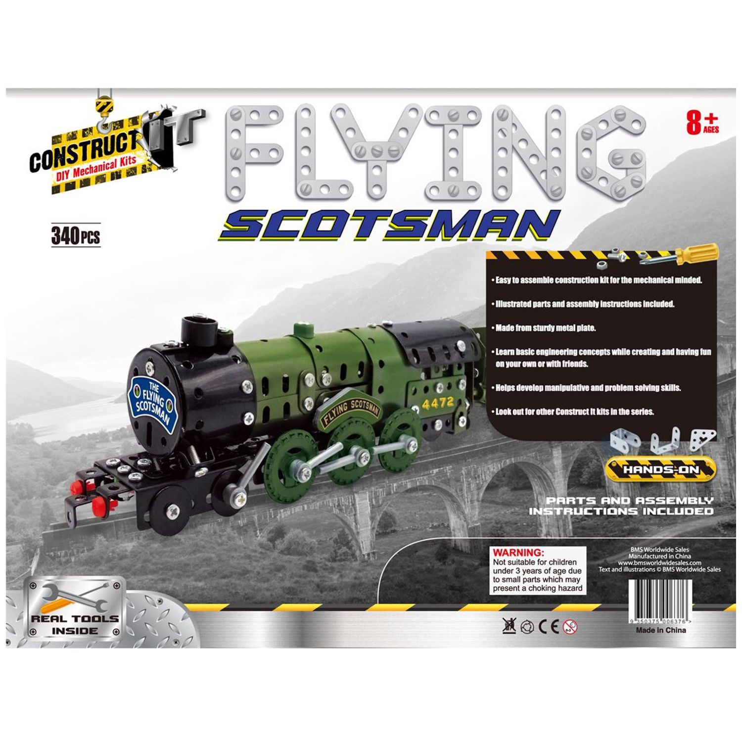 Kit STEM Trenul Flying Scotsman, nivel avansat fotografia produsului View 6 L