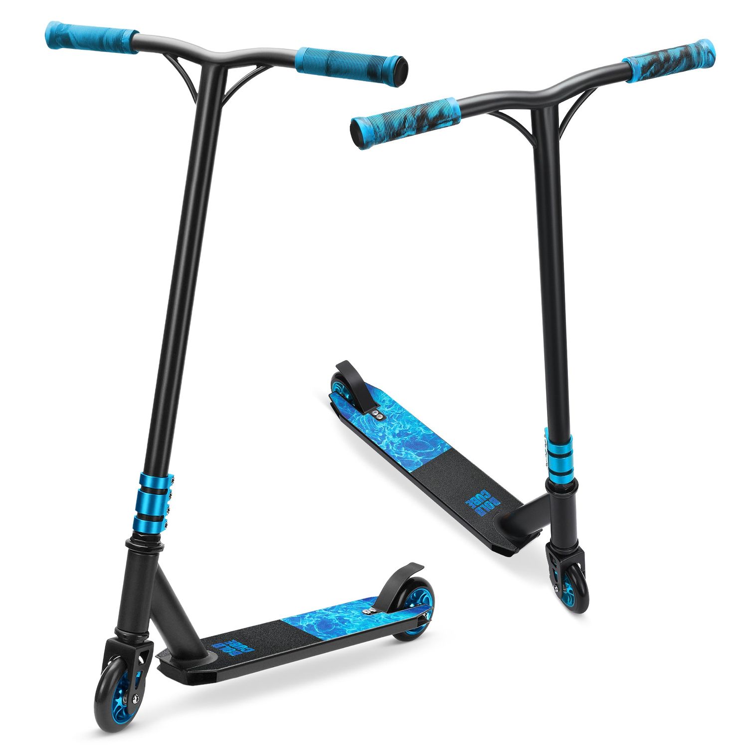 Trotineta de scheme freestyle - Scooter DELUXE Albastru, 2 roti fotografia produsului
