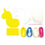 Set de cusut DIY - decoratiune topper pentru creion - Unicorn fotografia produsului View 5 S