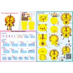 Set de cusut DIY - decoratiune topper pentru creion - Leu fotografia produsului View 4 S