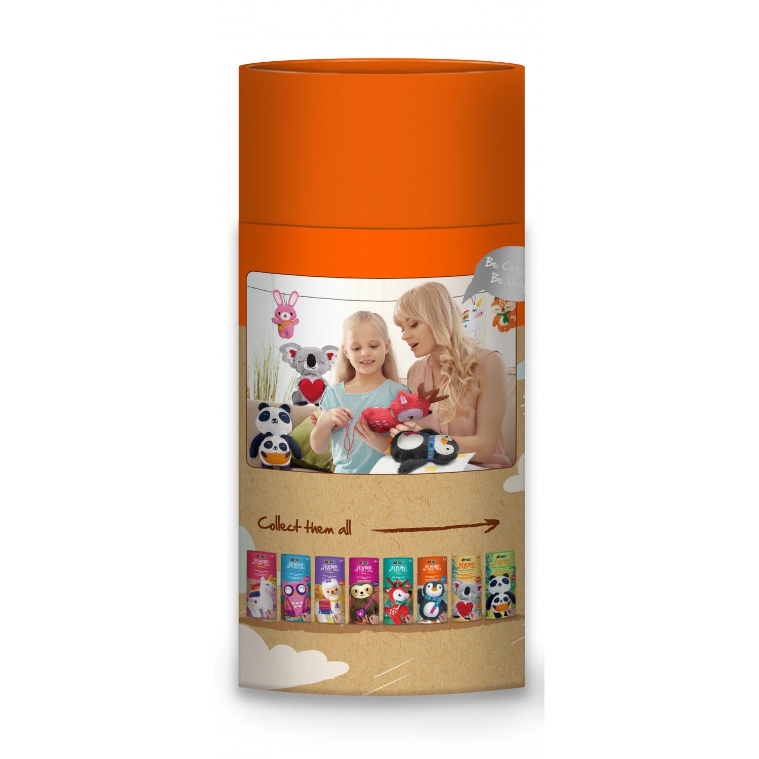 Set de cusut Prima Mea Papusa, Pinguin fotografia produsului View 3 L