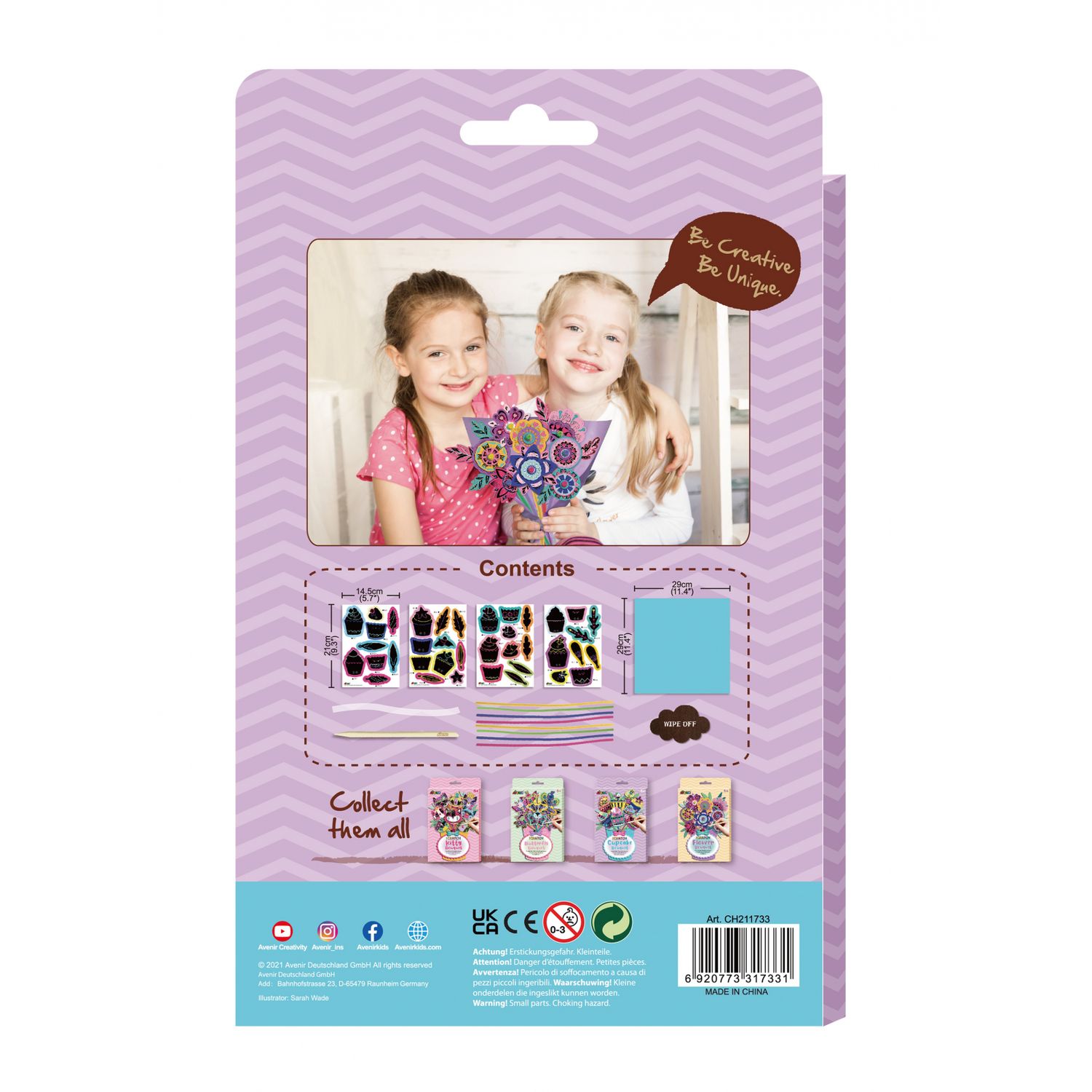 Set creativ de razuit Buchet - Tort fotografia produsului View 6 L