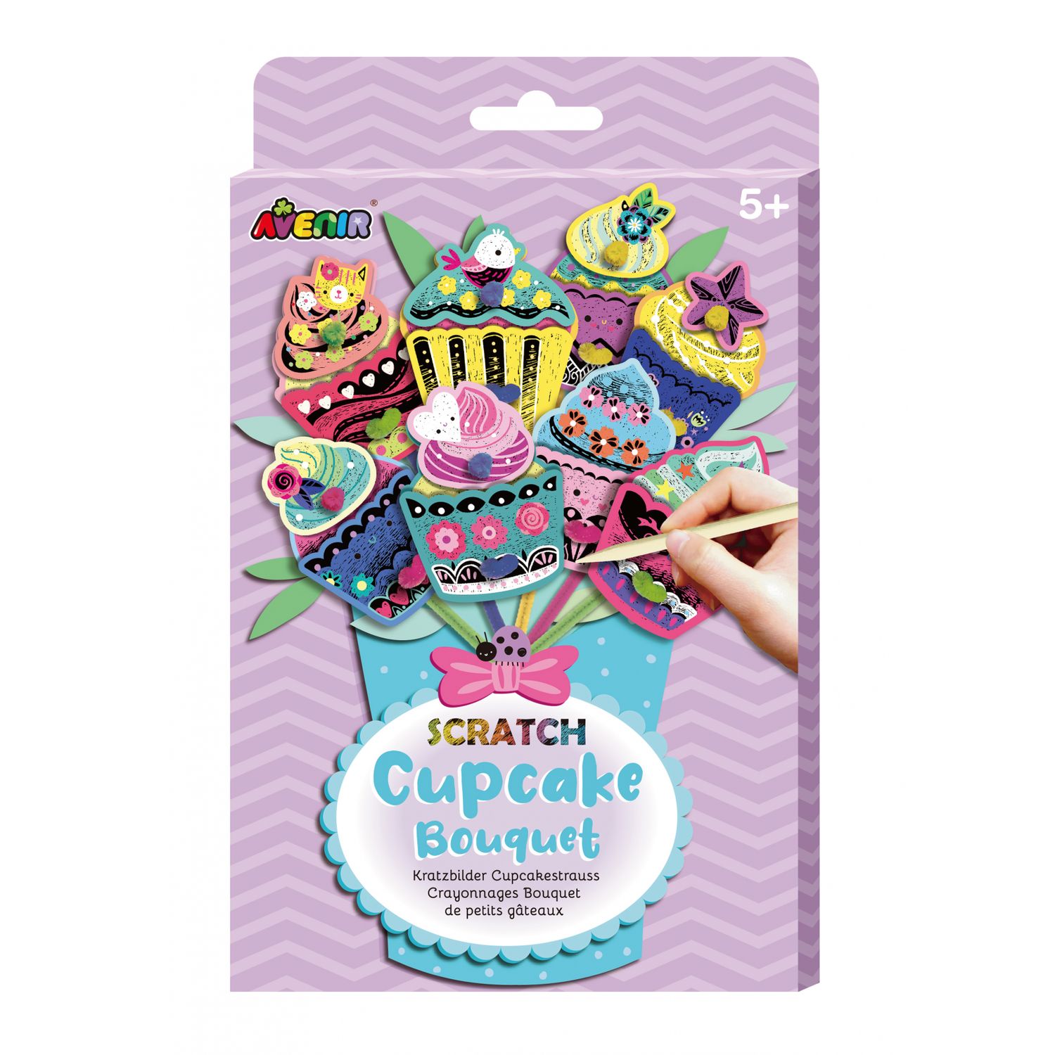 Set creativ de razuit Buchet - Tort fotografia produsului