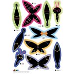 Set creativ de razuit Buchet - Fluture fotografia produsului View 4 S
