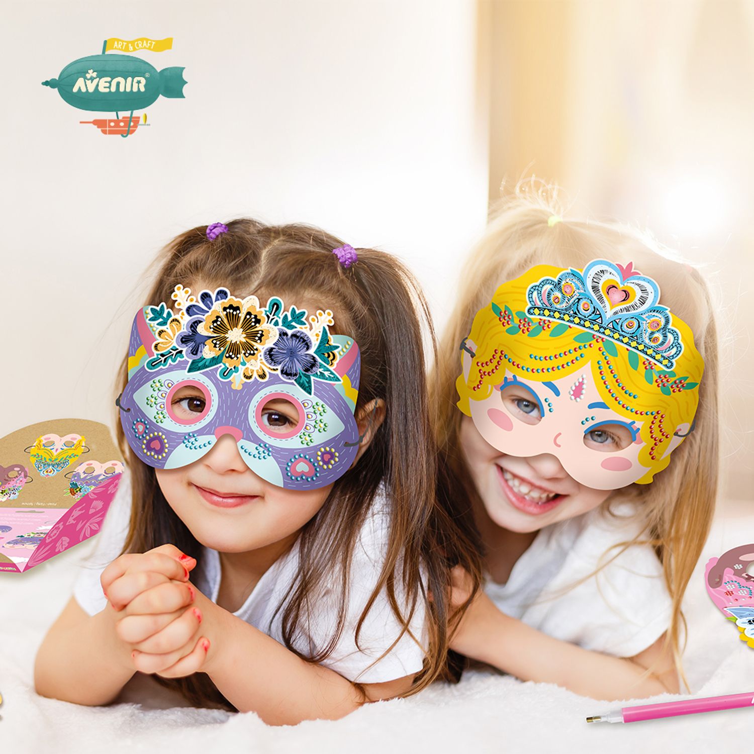 Set creativ DIY - Masti cu diamante - Printesa fotografia produsului View 2 L