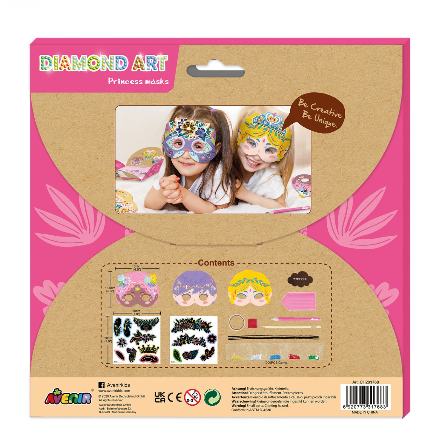Set creativ DIY - Masti cu diamante - Printesa fotografia produsului View 6 L
