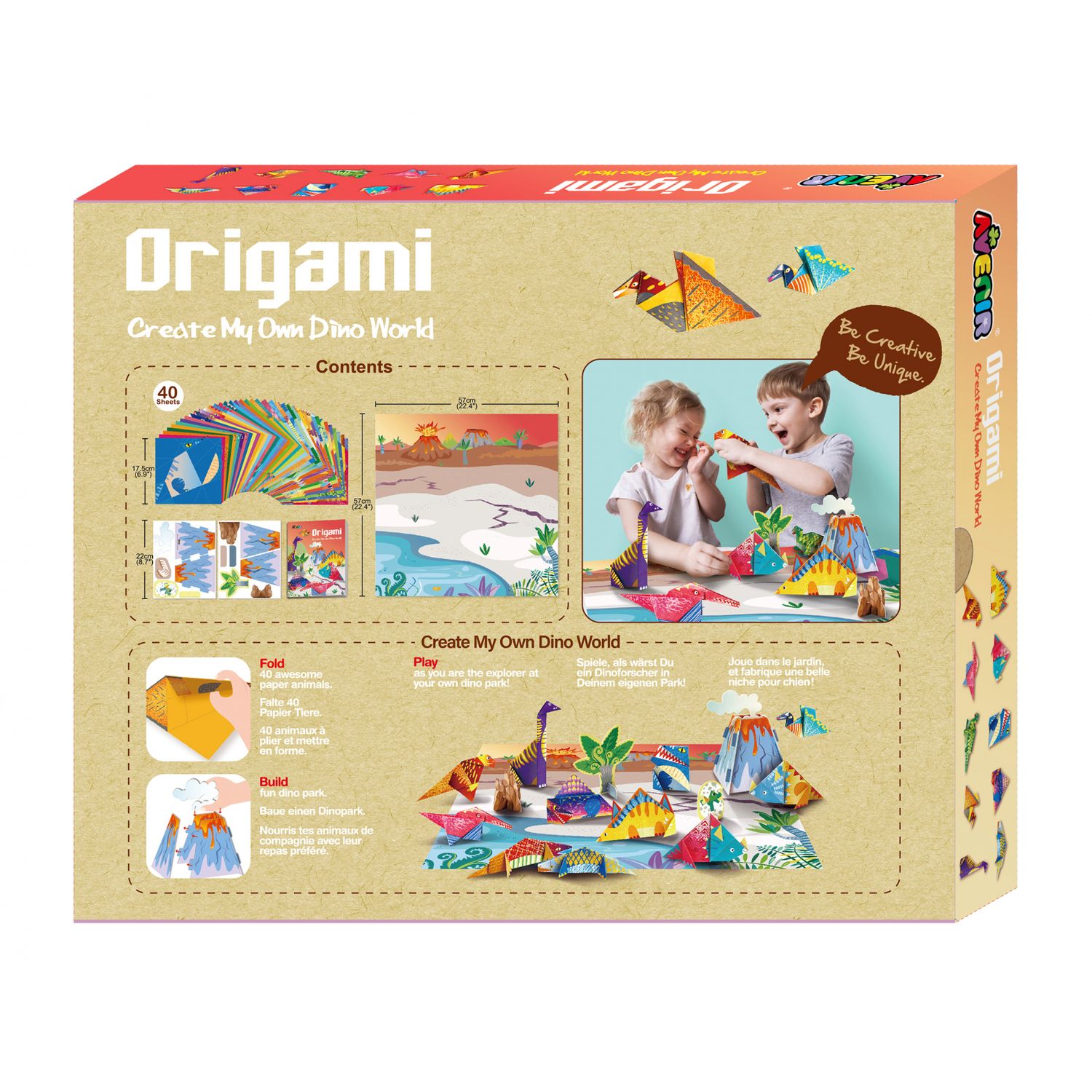 Origami - Dinozauri - nivel 2 fotografia produsului View 5 L