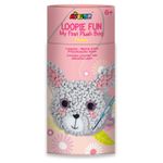Kit DIY Loopie Fun - Prima mea geanta de plus bucle, Iepuras fotografia produsului