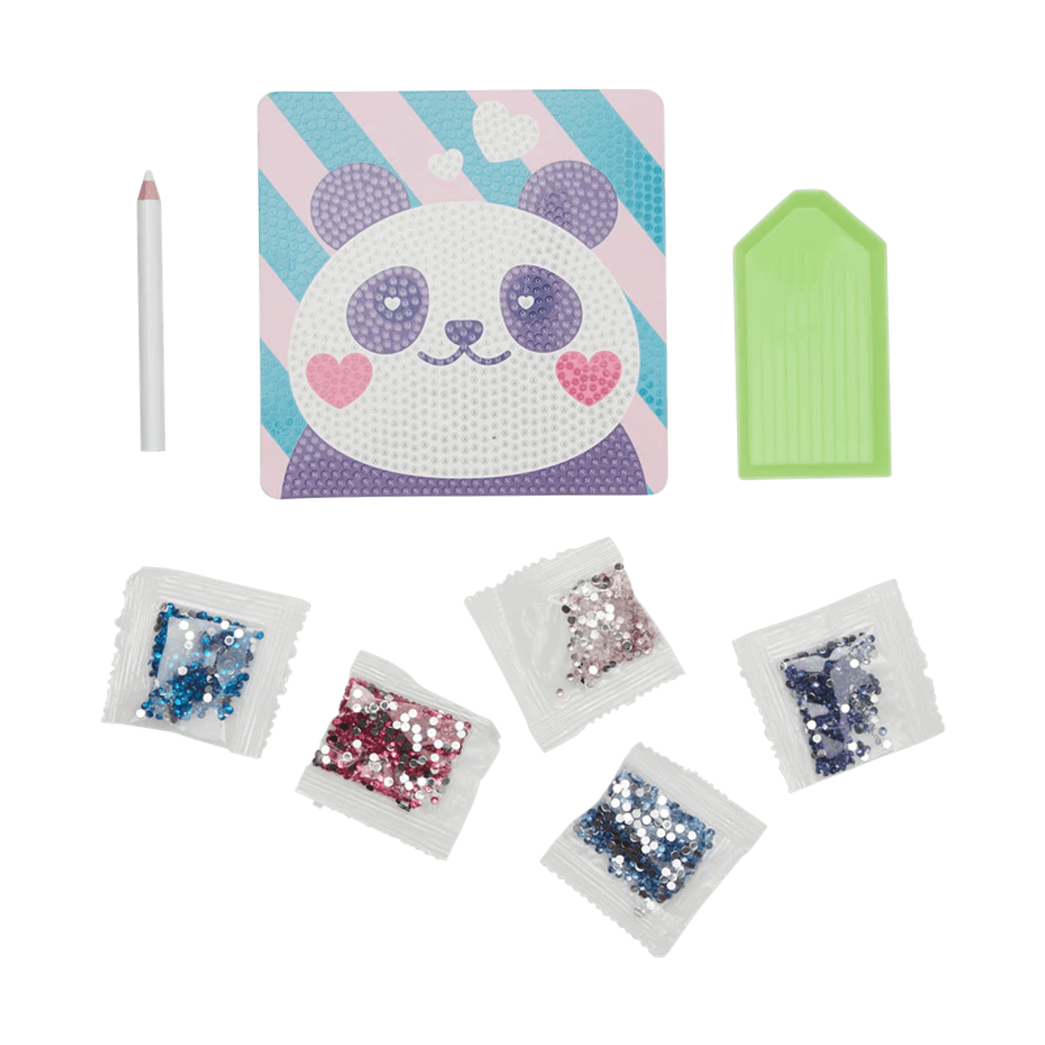 Mini Atelier creativ DIY cu diamante - Pretty Panda fotografia produsului View 2 L