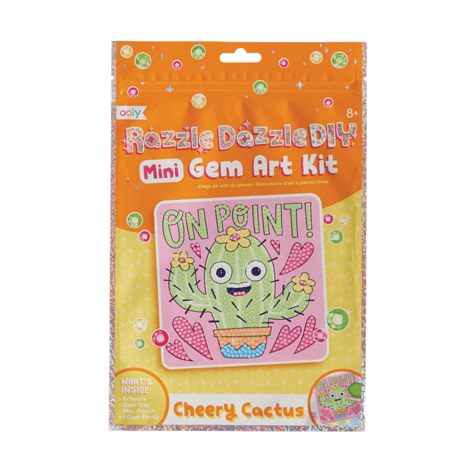 Mini Atelier creativ DIY cu diamante - Cheery Cactus fotografia produsului