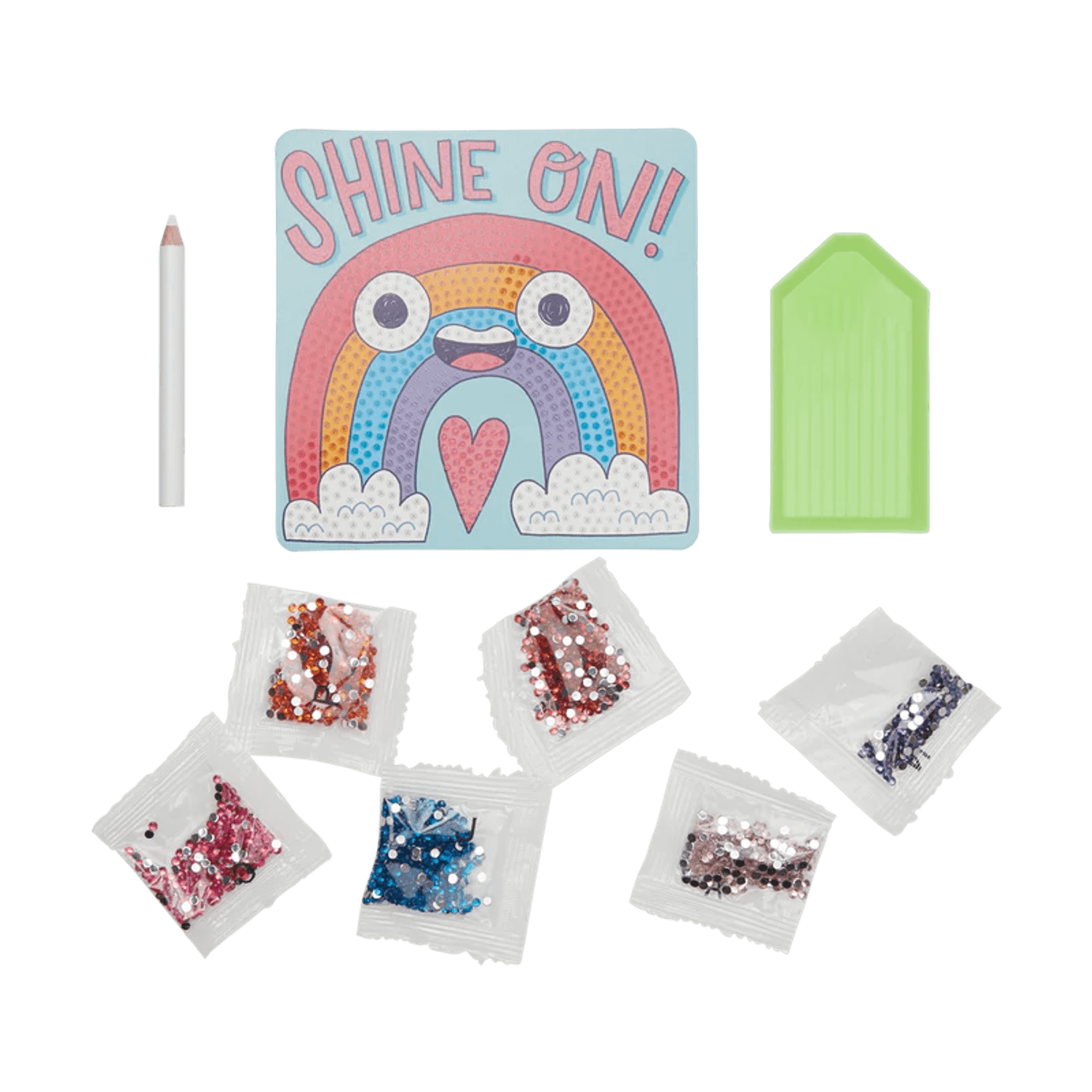 Mini Atelier creativ DIY cu diamante - Rad Rainbow fotografia produsului View 2 L