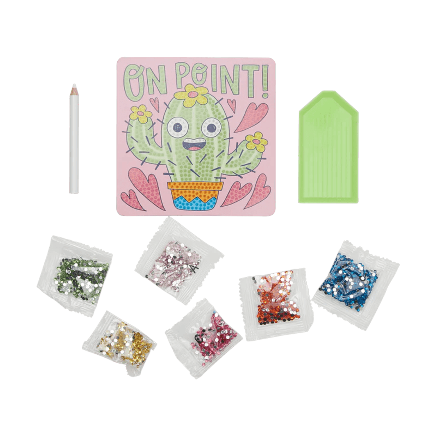 Mini Atelier creativ DIY cu diamante - Cheery Cactus fotografia produsului View 2 L