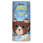 Kit DIY Loopie Fun - Prima mea geanta de plus bucle, Ursulet fotografia produsului