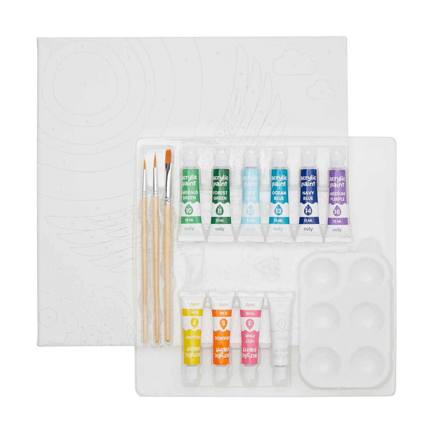 Set creativ Picteaza pe numere - Brilliant Bird fotografia produsului View 2 L