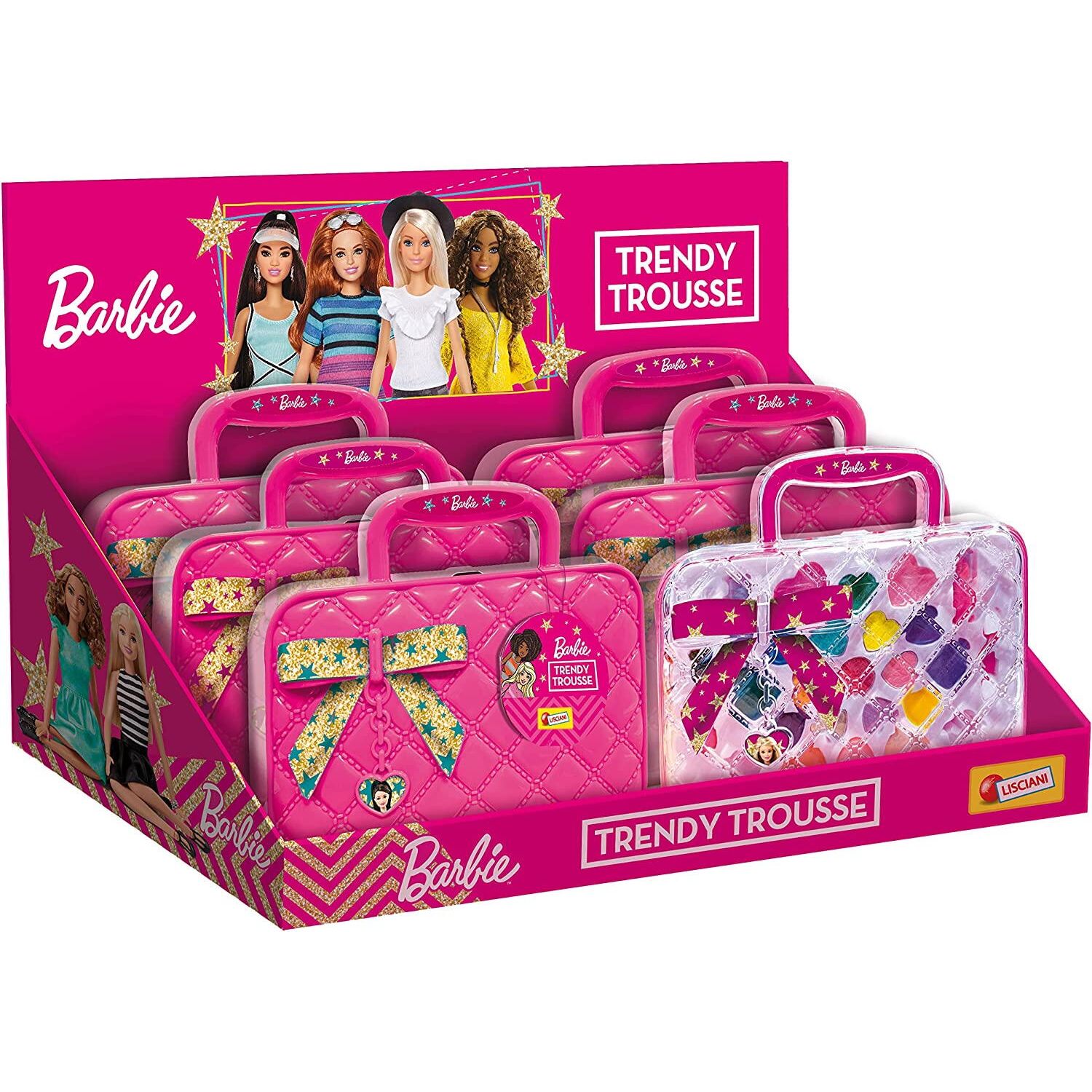 Trusa de machiaj Lisciani, forma gentuta Barbie fotografia produsului View 3 L