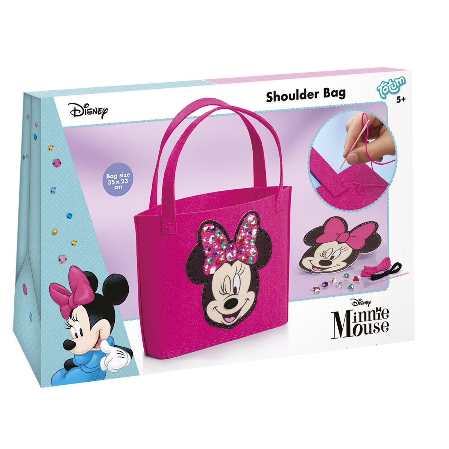 Set creativ DIY Geanta de umar din fetru Disney Minnie Mouse fotografia produsului