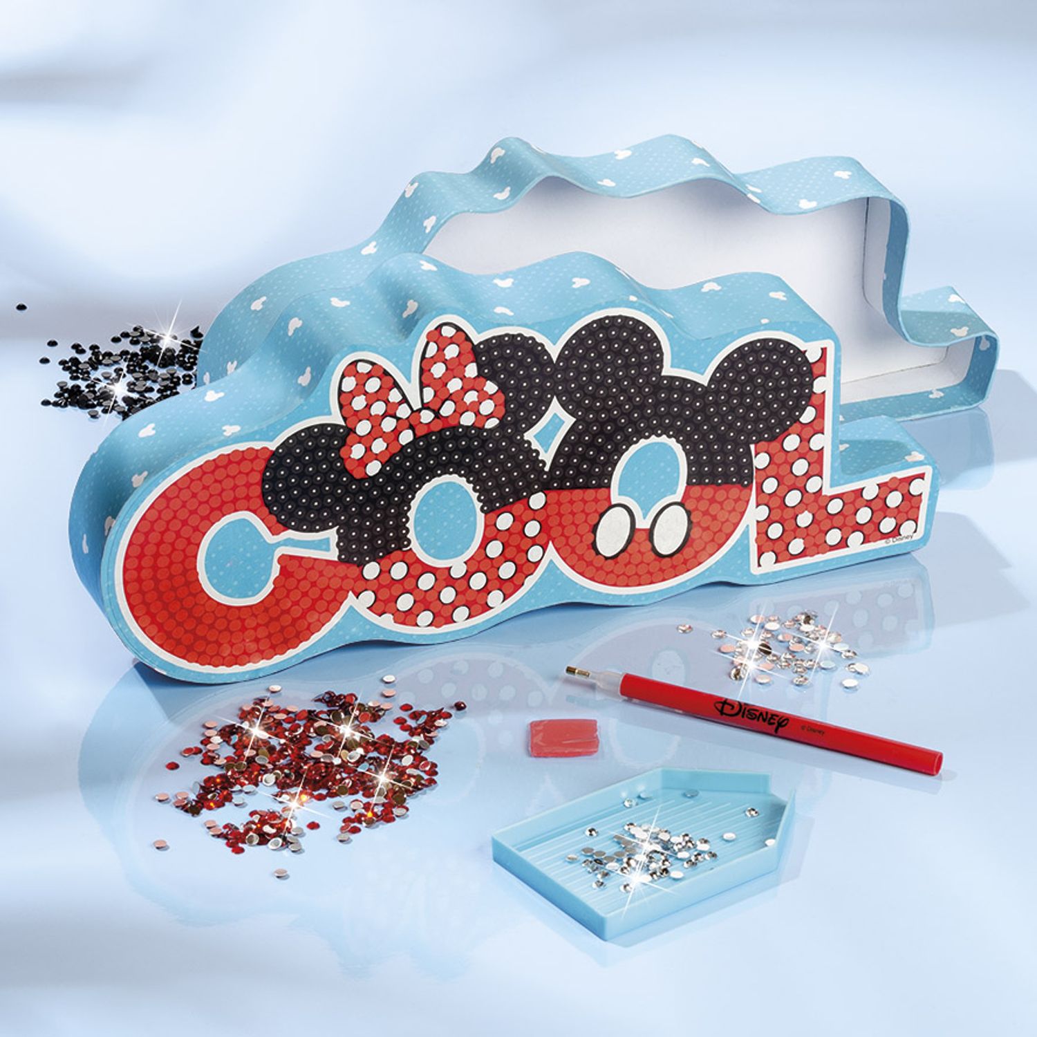 Set creativ Cufarul cu comori, diamond paint, Mickey si prietenii fotografia produsului View 4 L