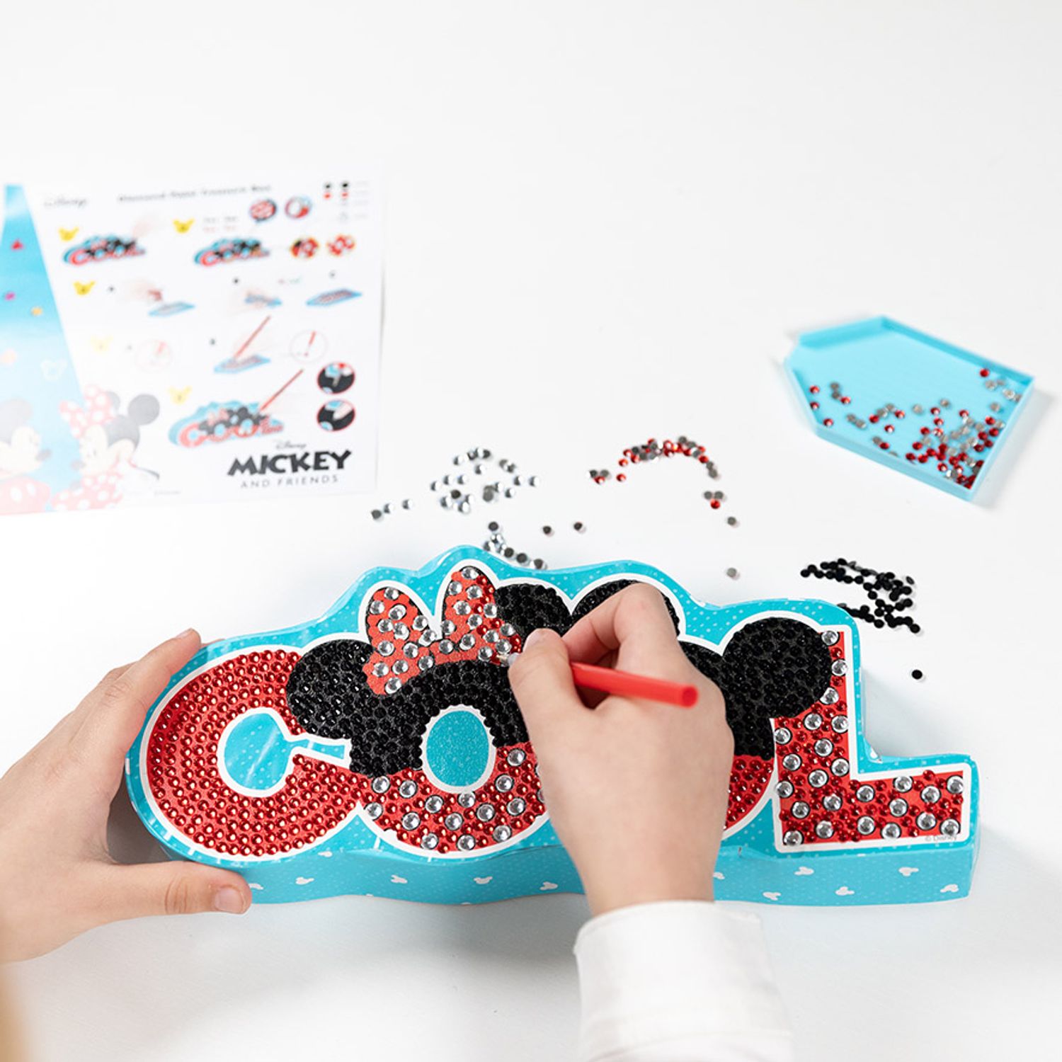 Set creativ Cufarul cu comori, diamond paint, Mickey si prietenii fotografia produsului View 2 L