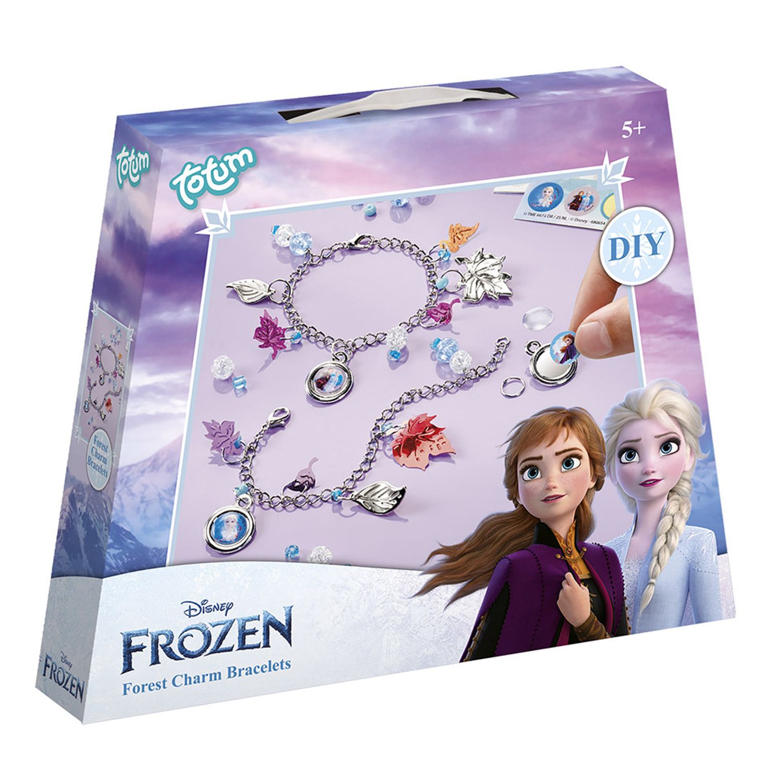 Set creativ DIY Bratari cu pandantive Disney Frozen fotografia produsului