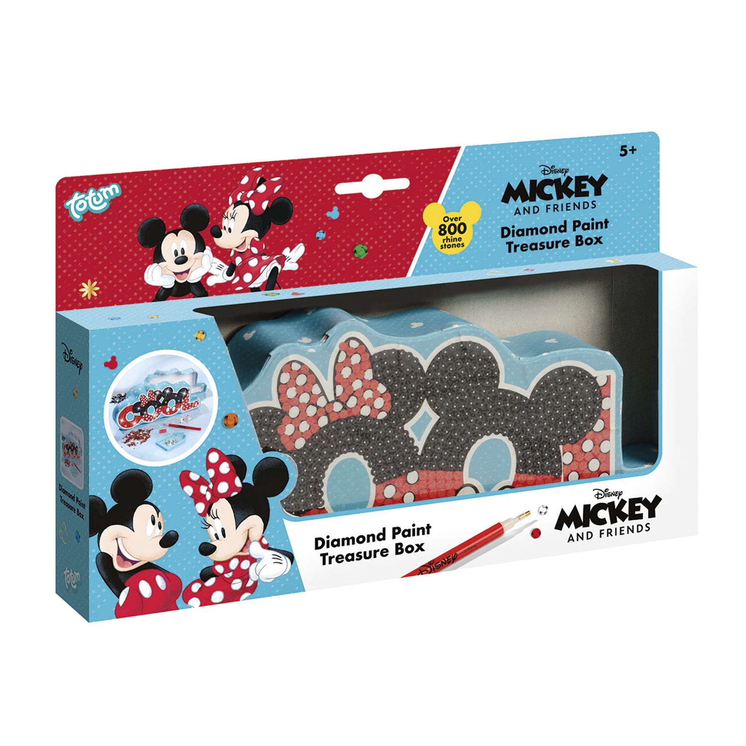 Set creativ Cufarul cu comori, diamond paint, Mickey si prietenii fotografia produsului