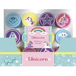 Set 12 stampile cu unicorni cu tus propriu fotografia produsului View 2 S