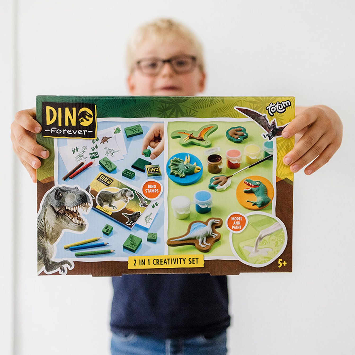 Set creativ DIY 2 in 1 Dinozauri fotografia produsului View 4 L