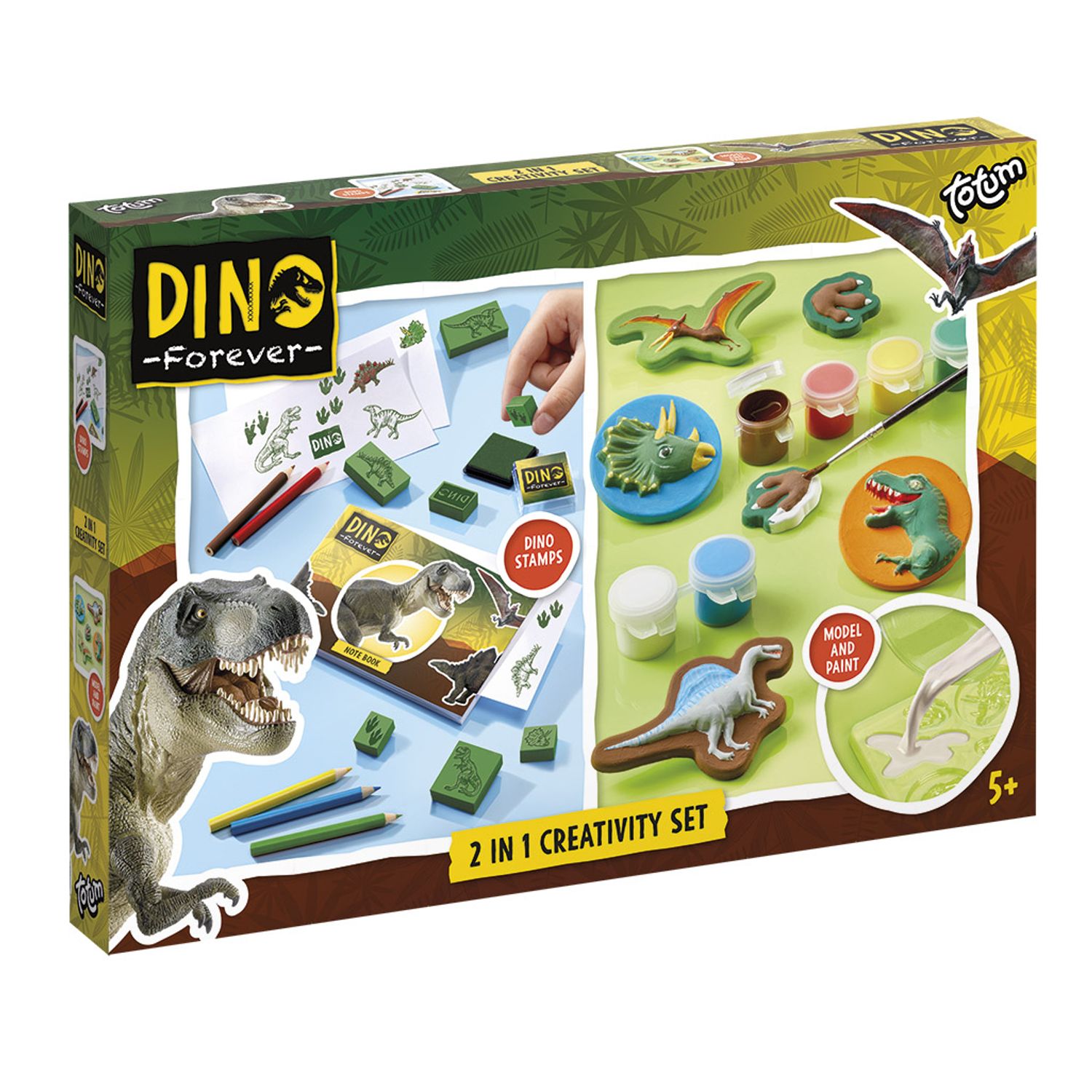 Set creativ DIY 2 in 1 Dinozauri fotografia produsului