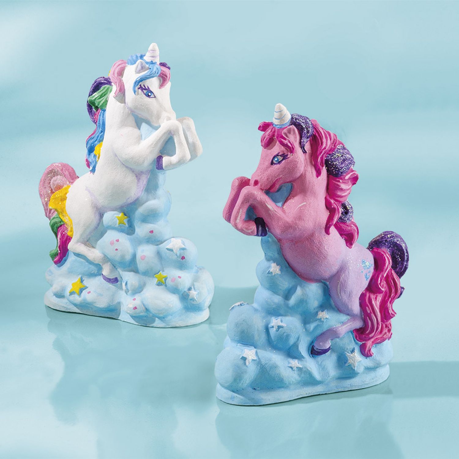Set creativ DIY Unicorni din ipsos 3D fotografia produsului View 3 L