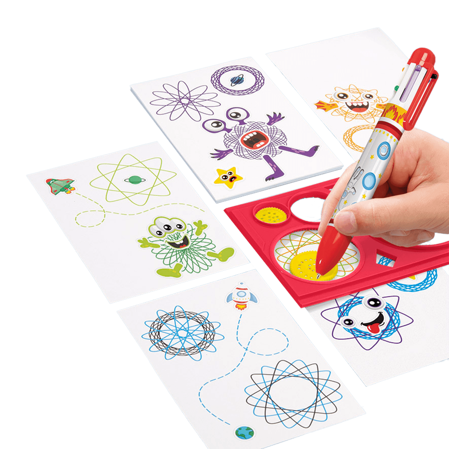 Spirograf - SpiroArt - Set creativ cu pix fotografia produsului View 4 L