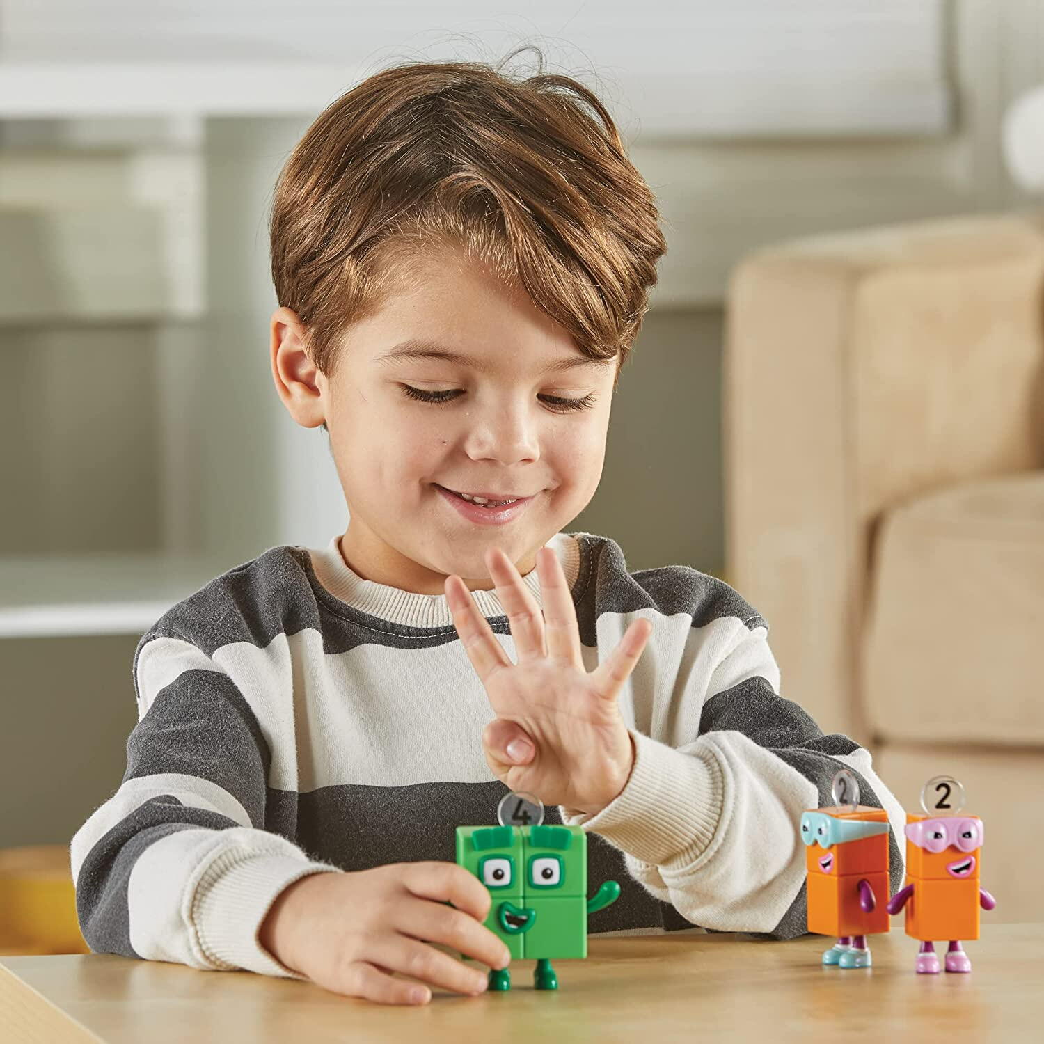 Set figurine Numberblocks - Patru si Teribilii Doi фото продукта View 4 L
