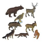 Animale din padure Miniland 8 figurine fotografia produsului
