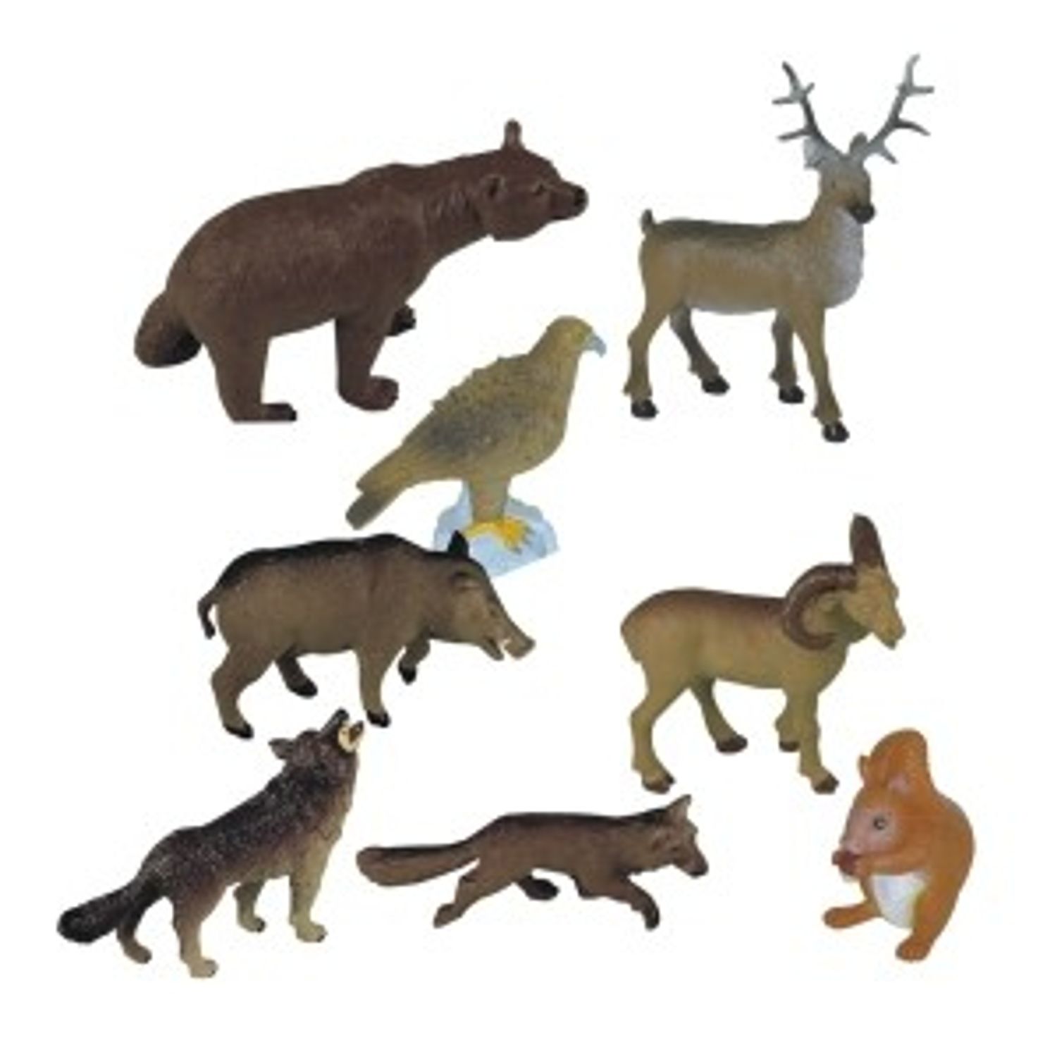 Animale din padure Miniland 8 figurine fotografia produsului