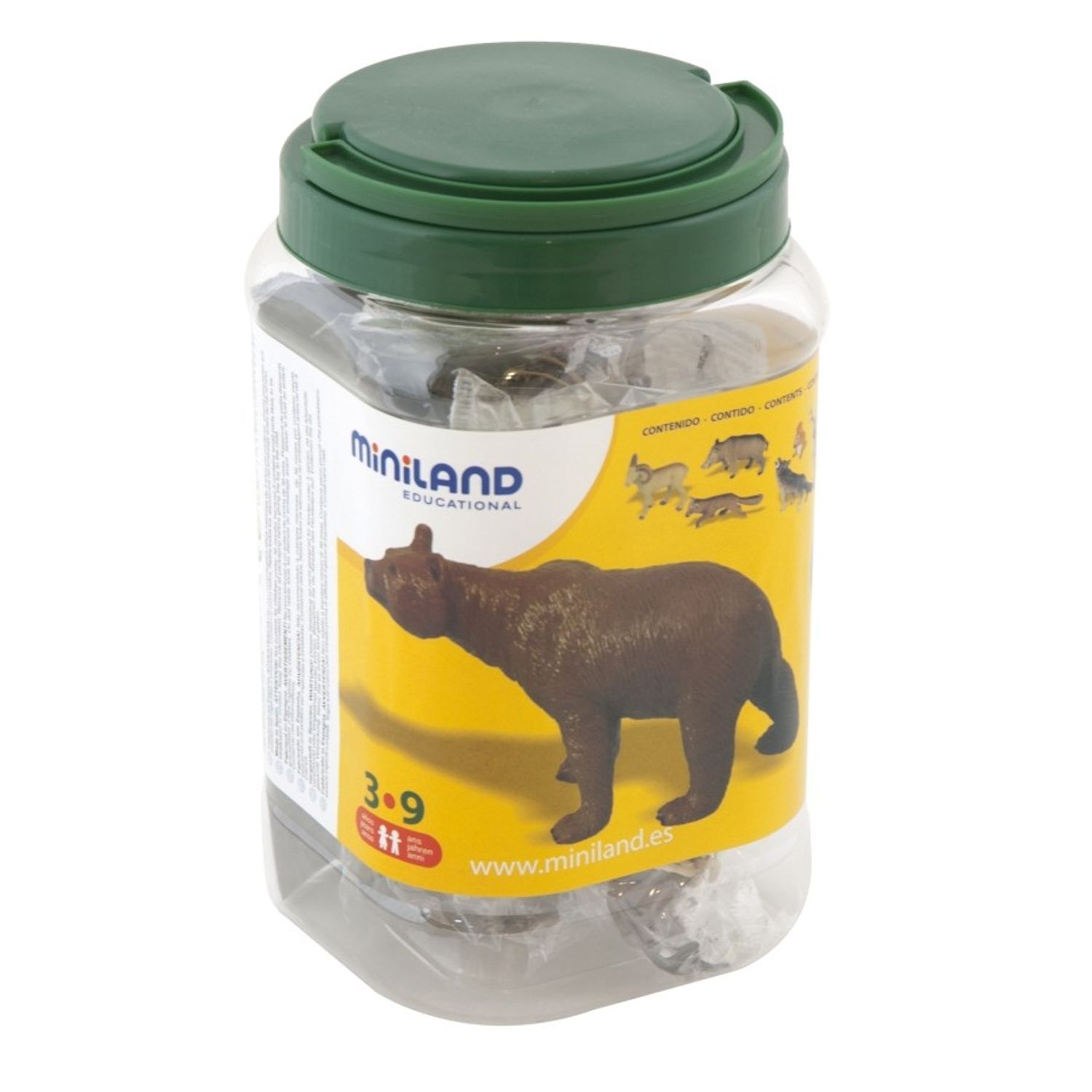 Animale din padure Miniland 8 figurine fotografia produsului View 3 L