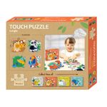 Puzzle tactil din lemn - Jungla fotografia produsului View 4 S